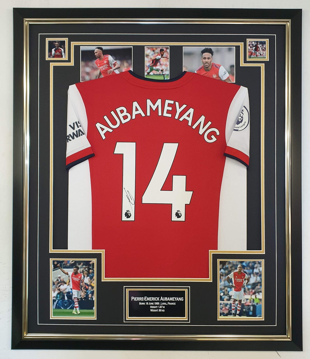 Peirre Emerick Aubameyang Signed Shirt