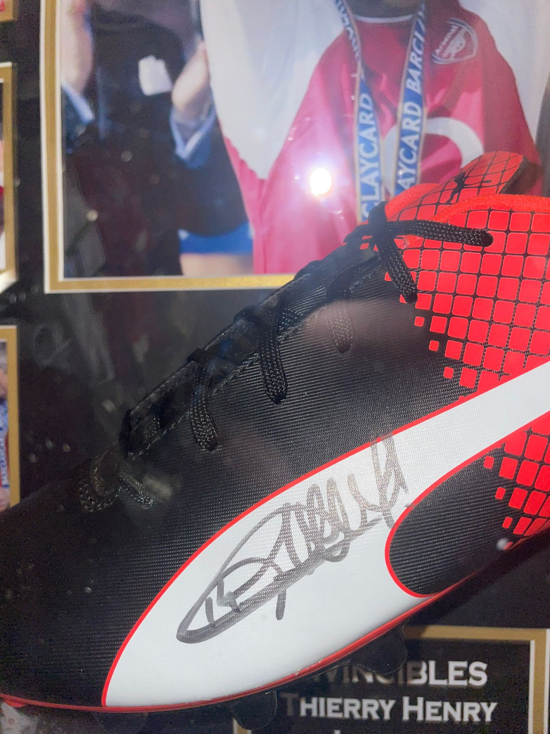 Thierry Henry Signed Football Boot