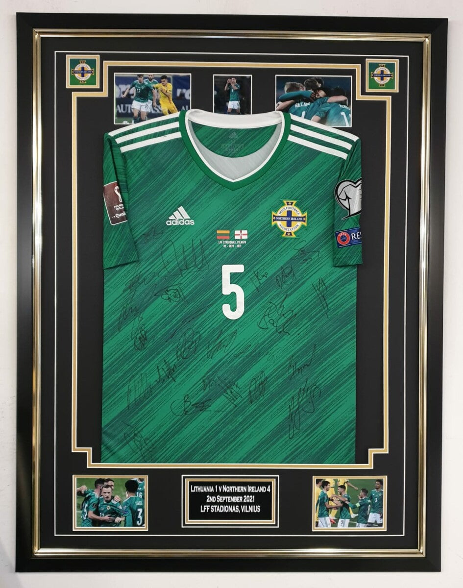 N Ireland Squad signatures