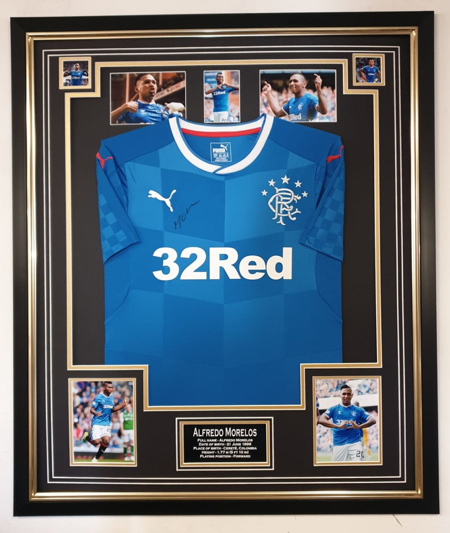 Morelos Rangers FC Shirt Framed