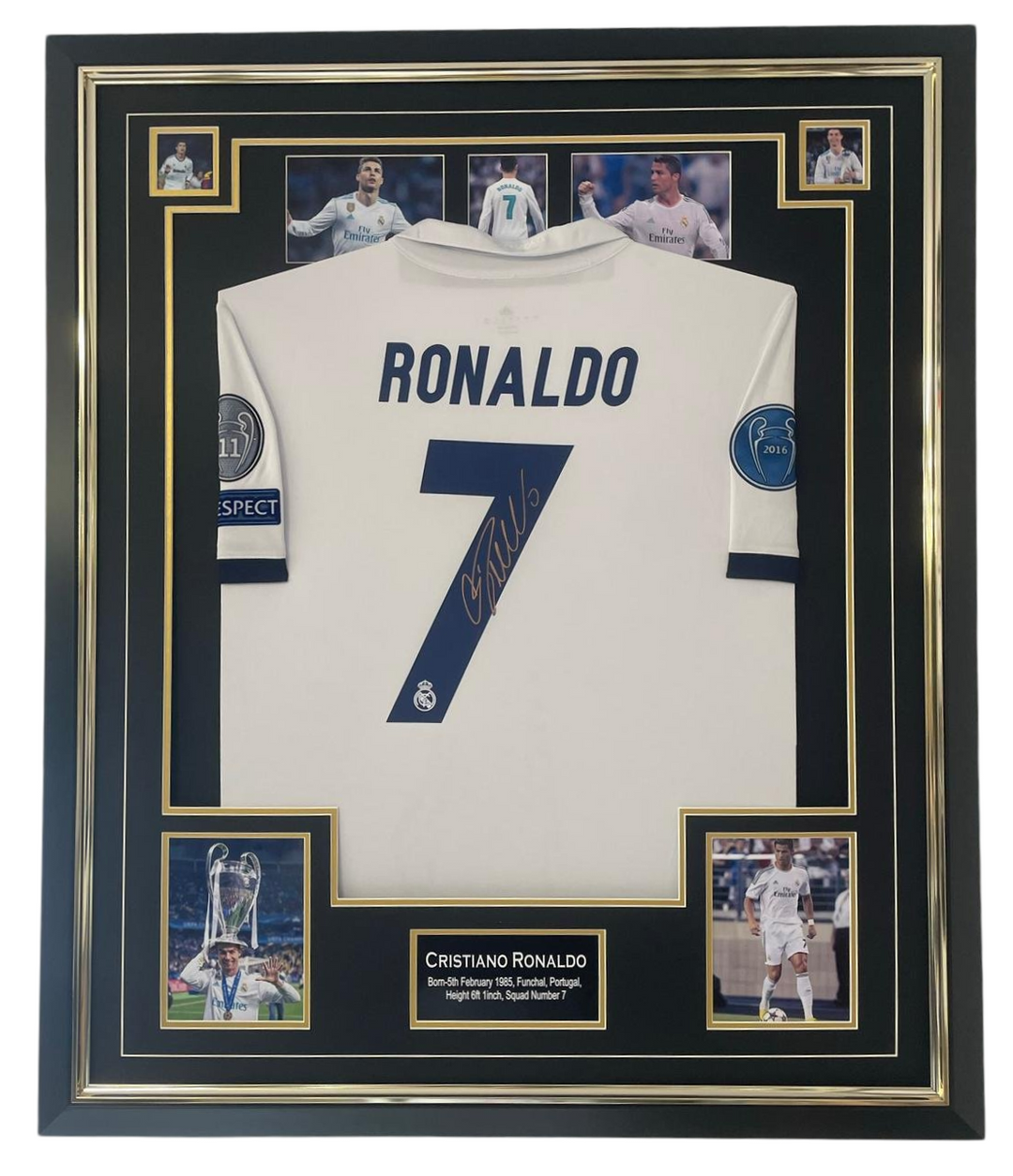 Cristiano Ronaldo of Madrid Signed Shirt