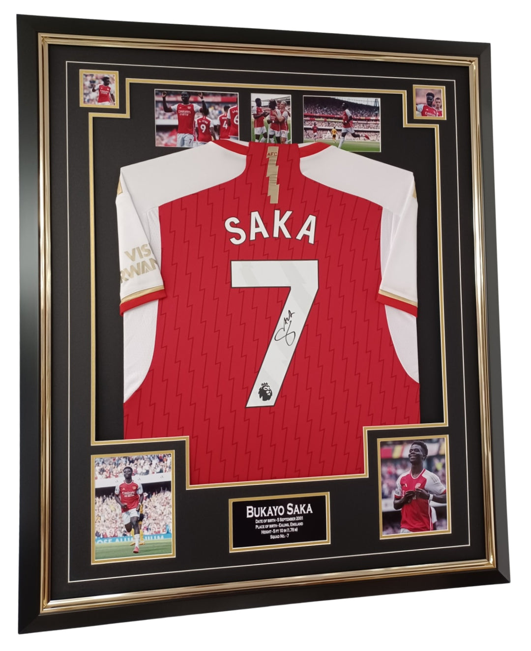 STARBOY 2023 2024 BUKAYO SAKA SIGNED SHIRT