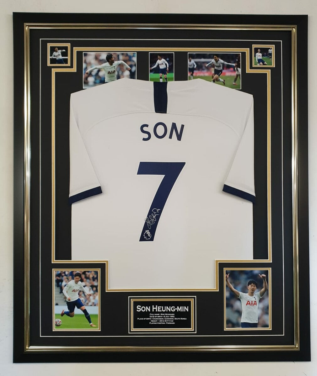 Son signed Spurs Shirt