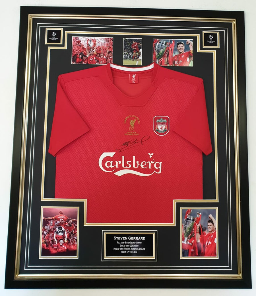 Steven Gerrard Signed Liverpool FC Shirt