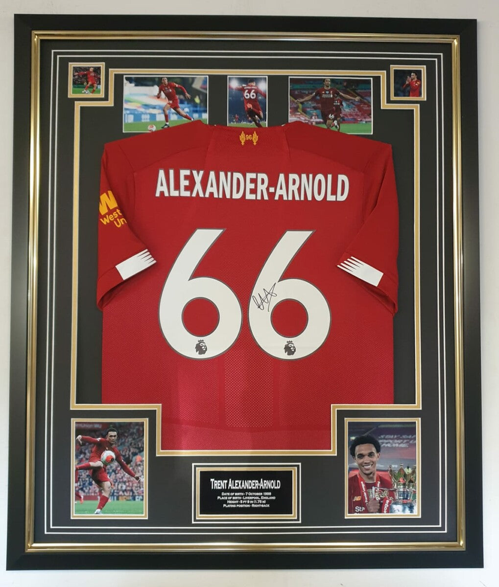 Trent Alexander Arnold No 66 Signed Liverpool shirt