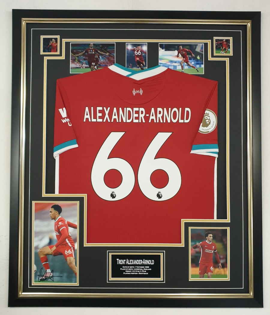 Trent Alexander Arnold Signed Liverpool Photo Framed 2