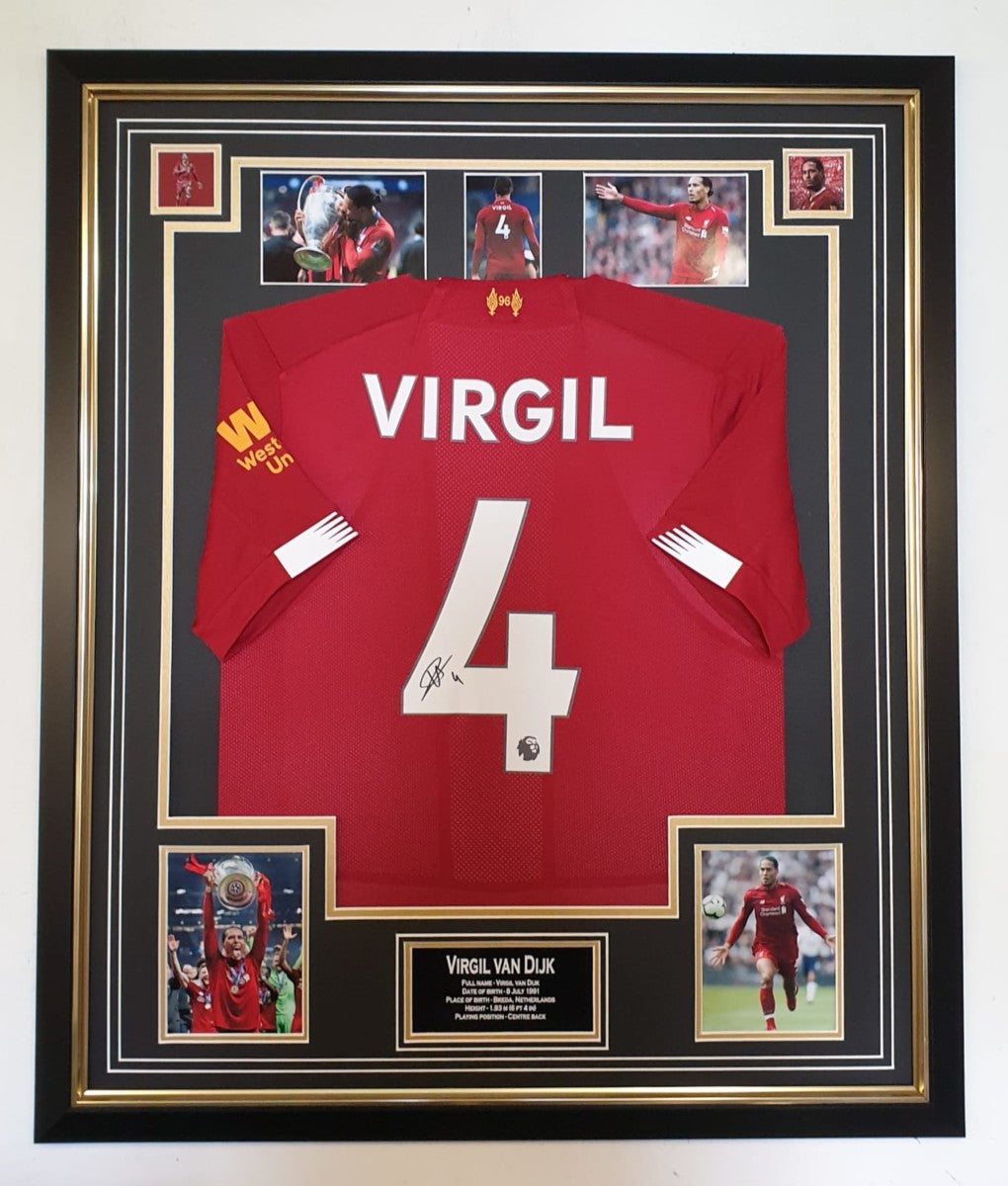 VIRGIL VAN DIJK SIGNED LIVERPOOL SHIRT