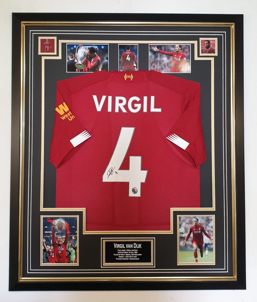 VIRGIL VAN DIJK SIGNED LIVERPOOL SHIRT