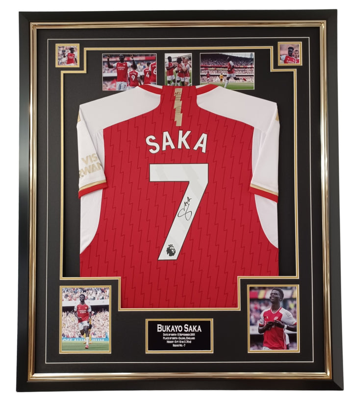 STARBOY 2023 2024 BUKAYO SAKA SIGNED SHIRT