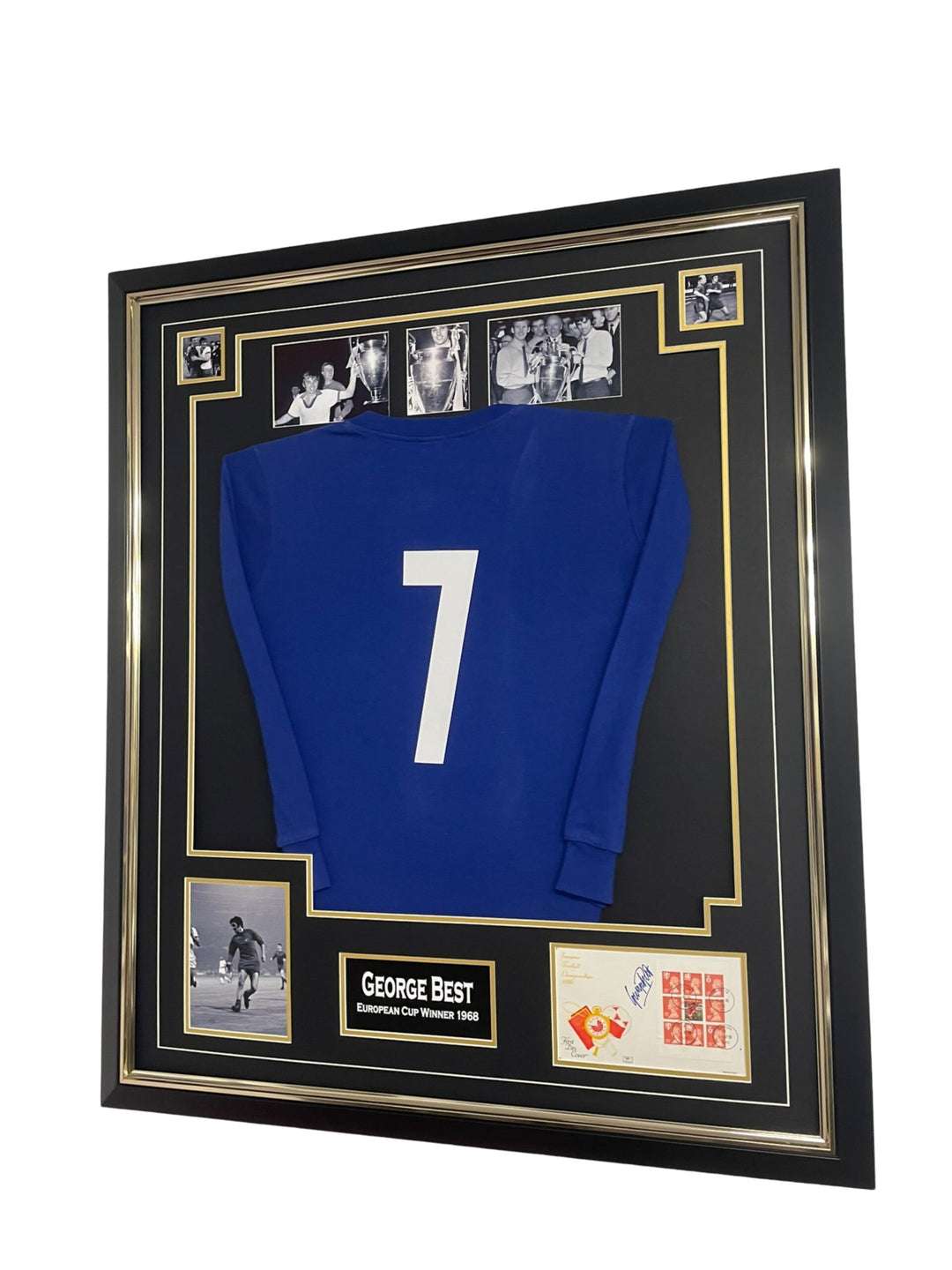 1968 George Best Signed Display and Manchester United Shirt